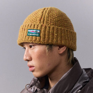 [Monterest] Merino Wool Blend Speckled Knit Beanie