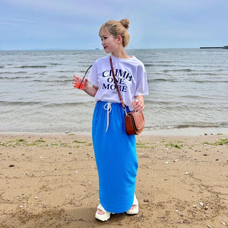 Lettering Crop T-Shirt