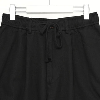 cotton balloon pants (black)