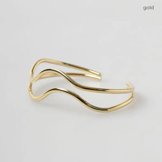 2-line wave bracelet