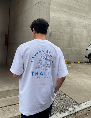 Surf Shop Printed Oversized Short Sleeve T-shirt (High Q)