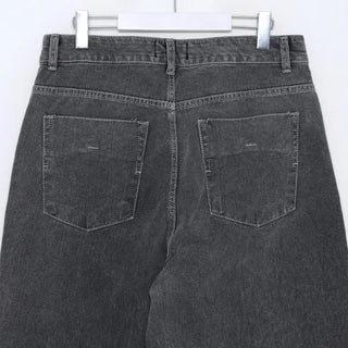 Gradient denim pants