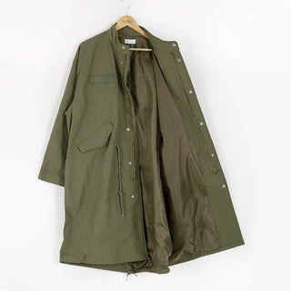 long windbreak coat