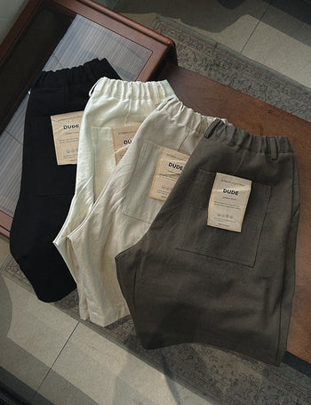 DUDE High-Density Cotton Bermuda Shorts (4 colors, M~L)