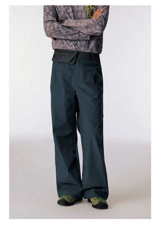 [CONP] Outdoor Swirl Pocket Zip Wide Pants