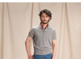 [CULTUM] Knit Polo Shirt