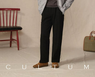 [CULTUM] Wool Blend Hooded Zip-Up Jacket