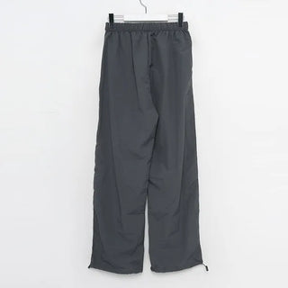 Nylon wide-leg pants
