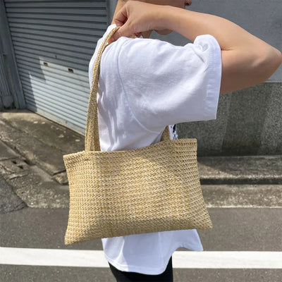 summer rattan bag