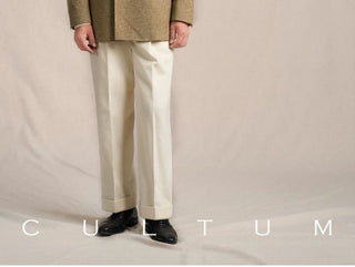 [CULTUM] 1930s Wool Blend Peak Lapel Blazer