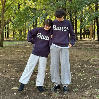 Unisex Butter Lettering Knit