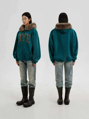 [MASONPRINCE] BYE Hooded Cardigan Set