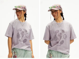 [Monterest] Outdoor Graphic Print Relaxed Fit Tee