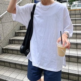 silk simple tee