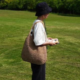 Rattan Shoulder Bag