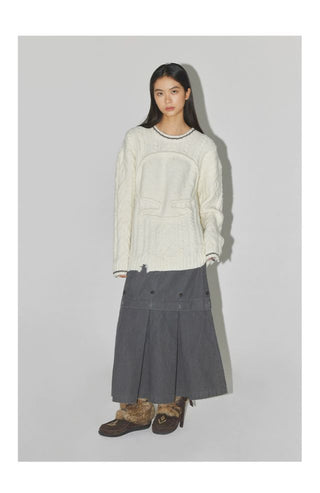 CONP Twist Sweater (Ivory)