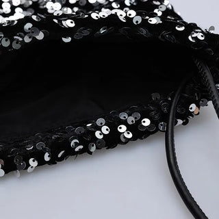 Sequined mini bag