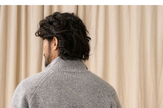 [CULTUM] Wool Stand Collar Double Zip Cardigan