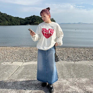 Heart logo sweatshirt