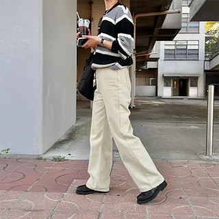 Asymmetrical Border Knit