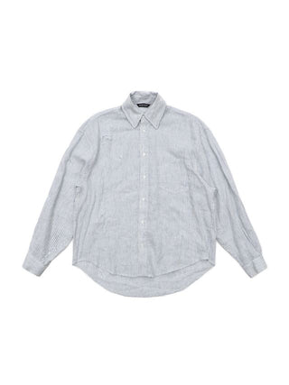 MASONPRINCE Linen Washed Striped Shirt