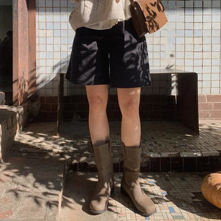 Winter Peach Fleece-Lined Half Pants - 3 Sizes