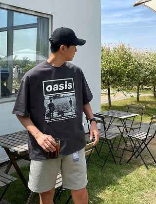 Oasis Heavy Short Sleeve T-shirt (2 colors)