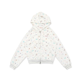 [Moromoro2] Horse & Rabbit Print Sweatshirt  Set