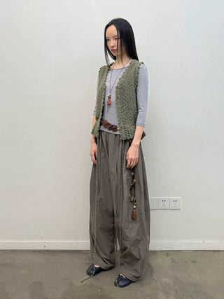 NEVERSEEZ Texture Knitted Vest