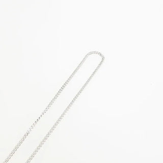 Long chain buckle necklace