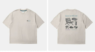 [Monterest] 5A Antibacterial Quick-Dry Outdoor Print Tee