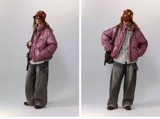 [Monterest] 800FP Duck Down Stand Collar Puffer Jacket