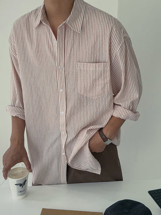 Norton Oversized Cool Stripe Shirt