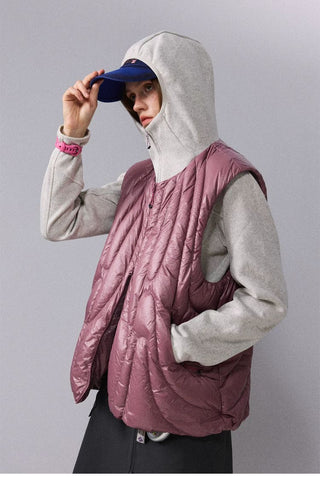 [Monterest] Irregular Quilted Down Vest