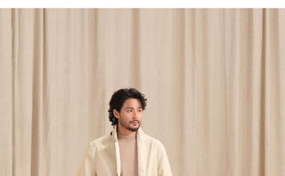 [CULTUM] Washed Cotton Twill Lapel Jacket