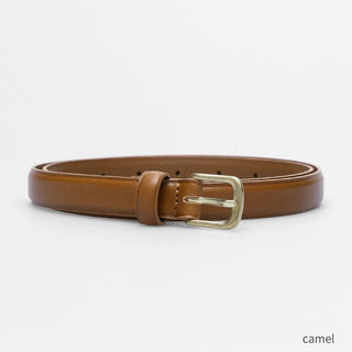 square gold frame belt