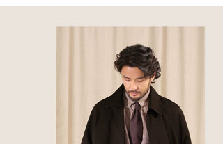 [CULTUM] Washed Cotton Balmacaan Coat