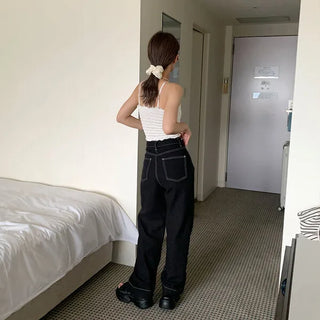 Stitched Wide Pants
