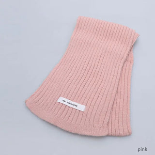 Rib-knit scarf