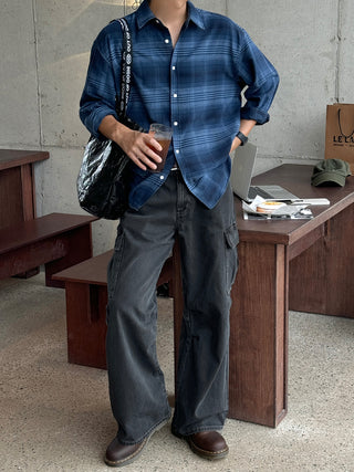 Jude Tartan Check Natural Fit Shirt