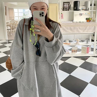 Long Anorak Sweatshirt