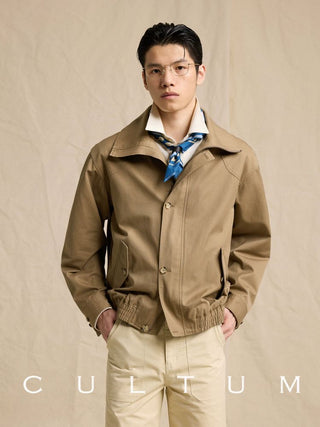 [CULTUM] Cotton Ivy Collar Sailing Jacket