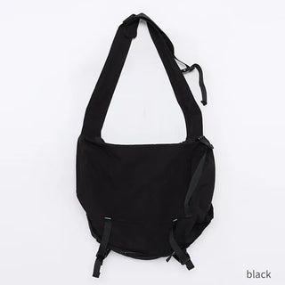 Oversized nylon sling bag