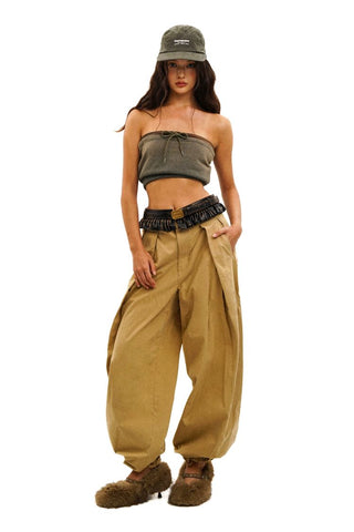 [Moromoro2] Contrast Striped Hooded Cardigan  Set