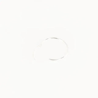 Simple hoop earrings
