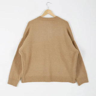 Button-up loose knit
