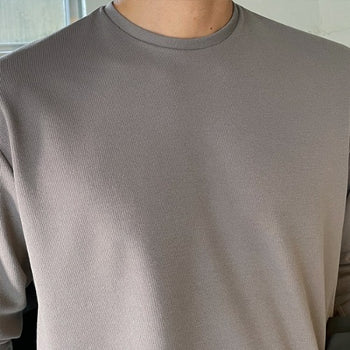 Good Fit Knit Long Sleeve Tee (soft fabric)