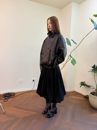 [NeverSeez] Strappy Spliced Midi Dress