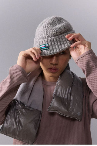 [Monterest] Merino Wool Blend Speckled Knit Beanie