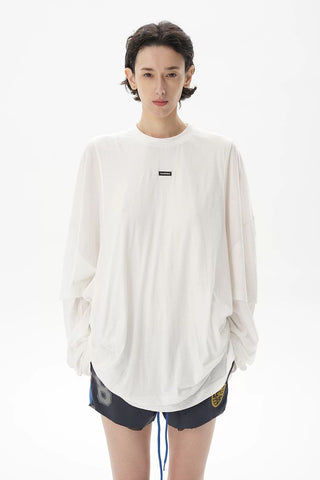 [MASONPRINCE] Lightweight 3-Piece Layered Long Sleeve Tee